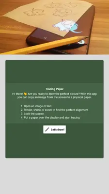 Tracing Paper Sketching android App screenshot 0